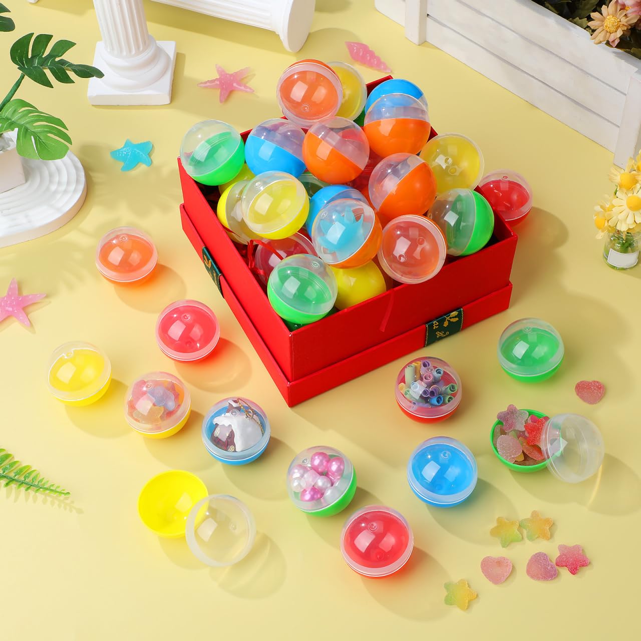 Bulk empty ball design for small favors and packaging