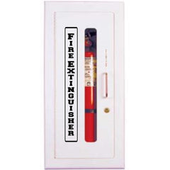 Bulk pack of 10 black decals for fire extinguisher cabinets