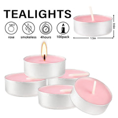 Smokeless tealight candles for home use