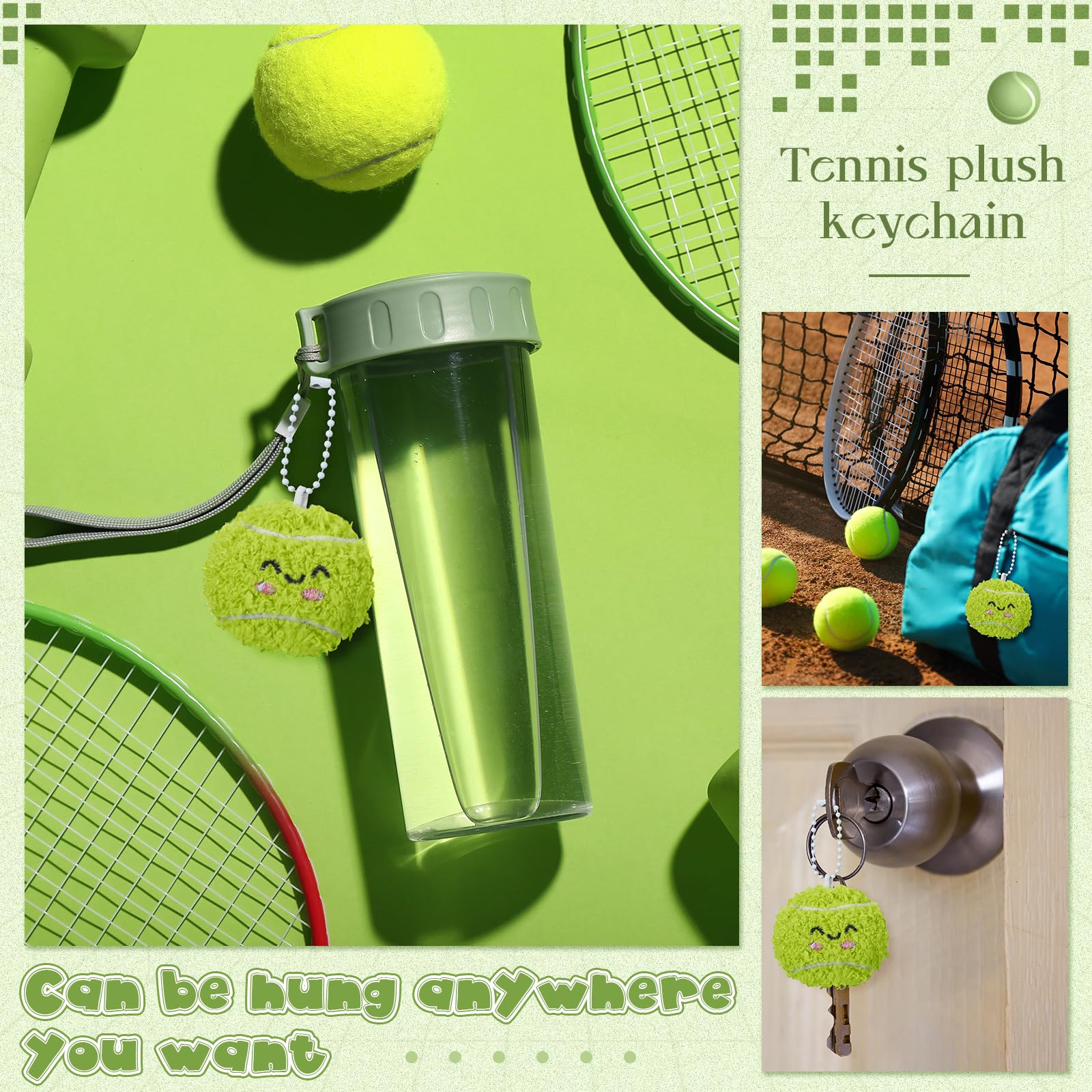 Bulk tennis keychains Simgoing for events