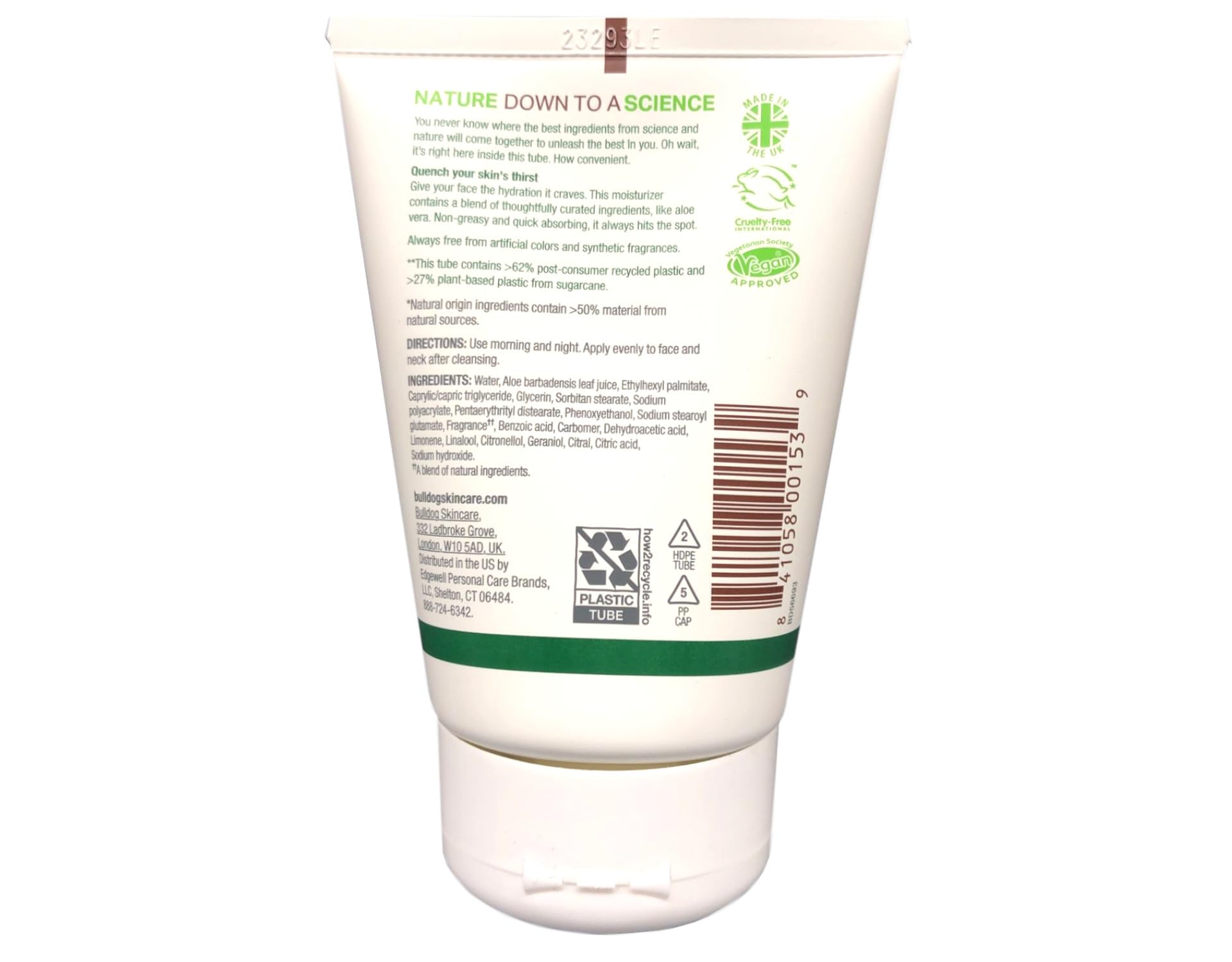 Bulldog Skincare Original Moisturizer For Men pack of 2 with easy dispenser