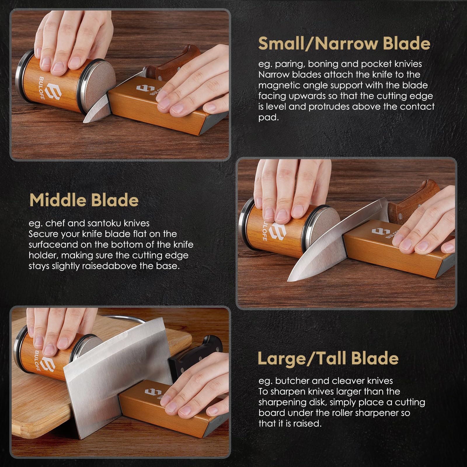 Diamond ceramic disc sharpening component for knives