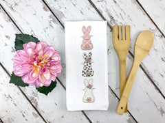 Waffle weave kitchen towel 16x24 inches