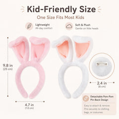 Detachable pom pom tail accessory for bunny costume