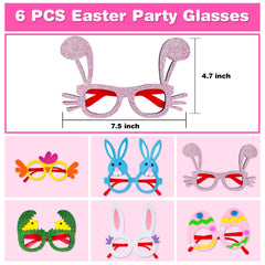 Easter bunny ears headbands in six colors