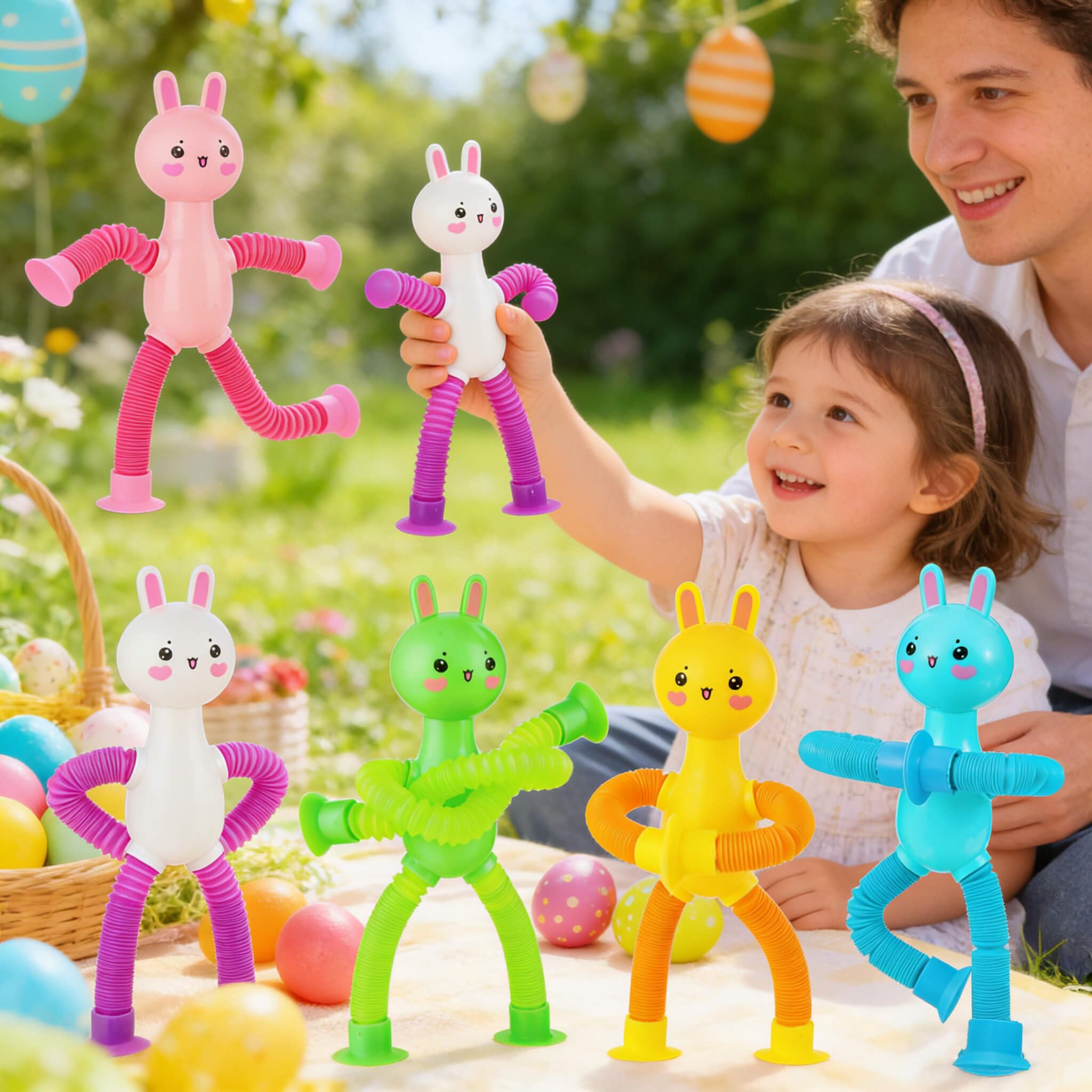 party favors bunny pop tubes for celebrations