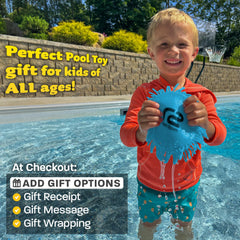 Water discs retaining water and splash during play
