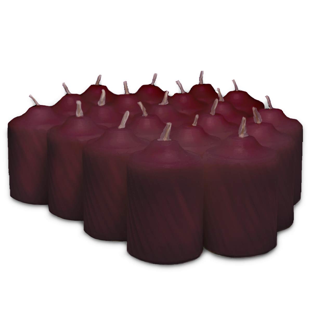 Burgundy Mulberry scented votive candles set of 20