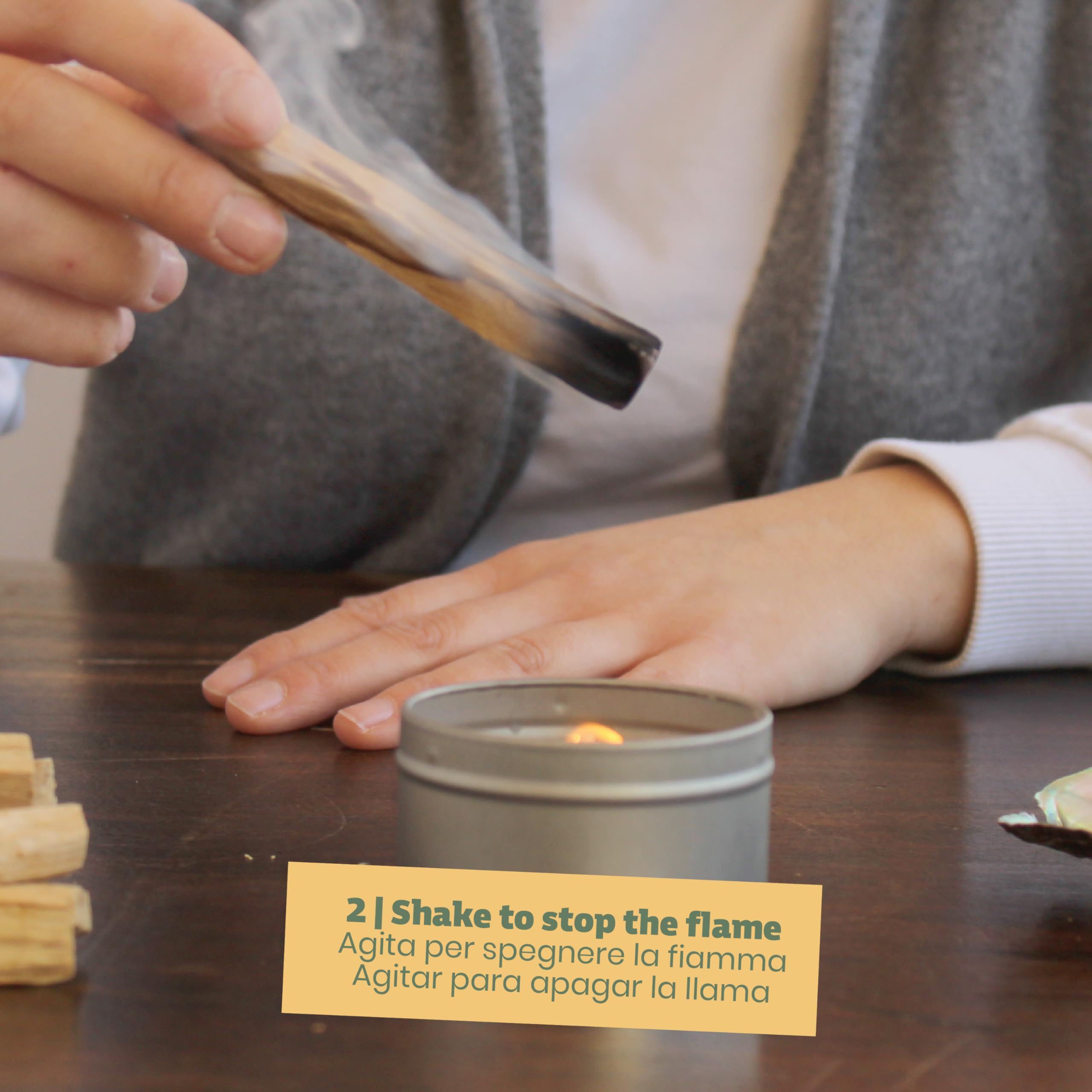 No additives no synthetics Palo Santo wood