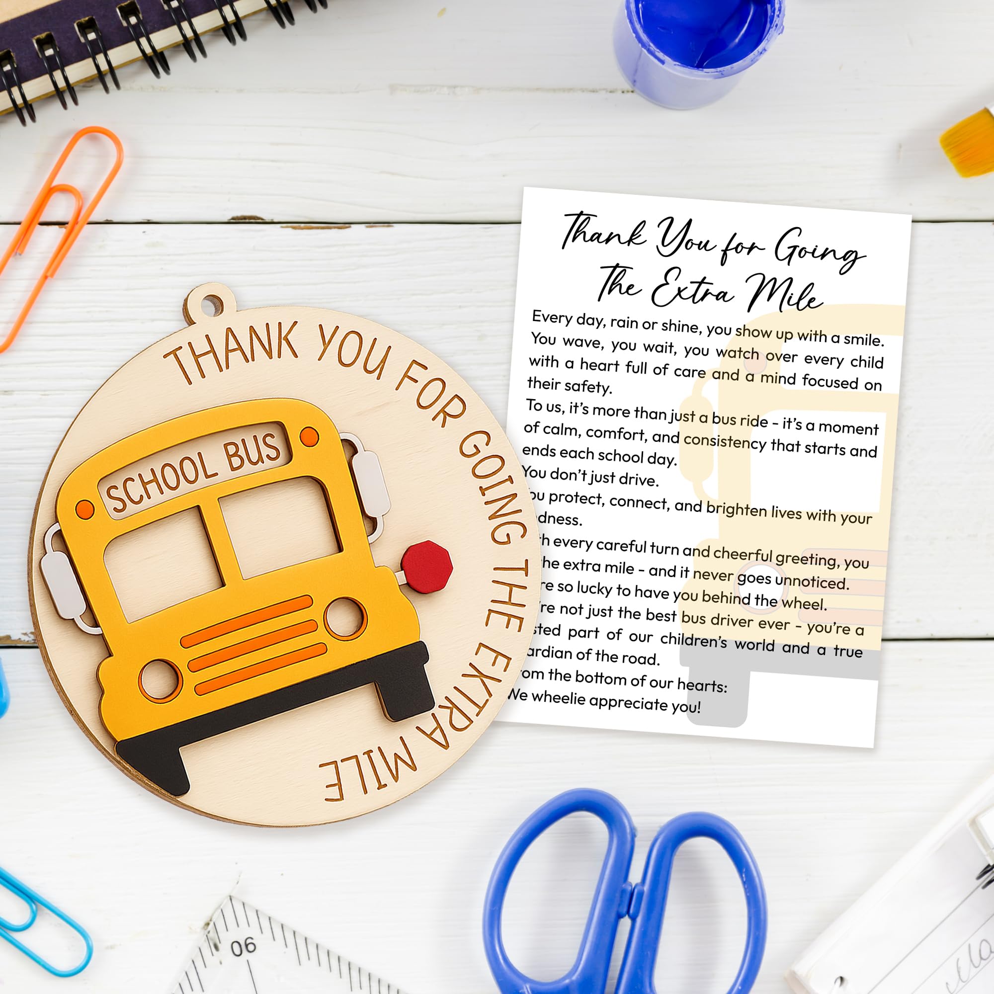 Bus Driver Aides Staff Ornament