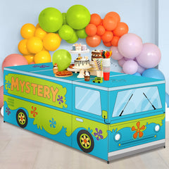mysterious bus tablecloth 6ft rectangle size