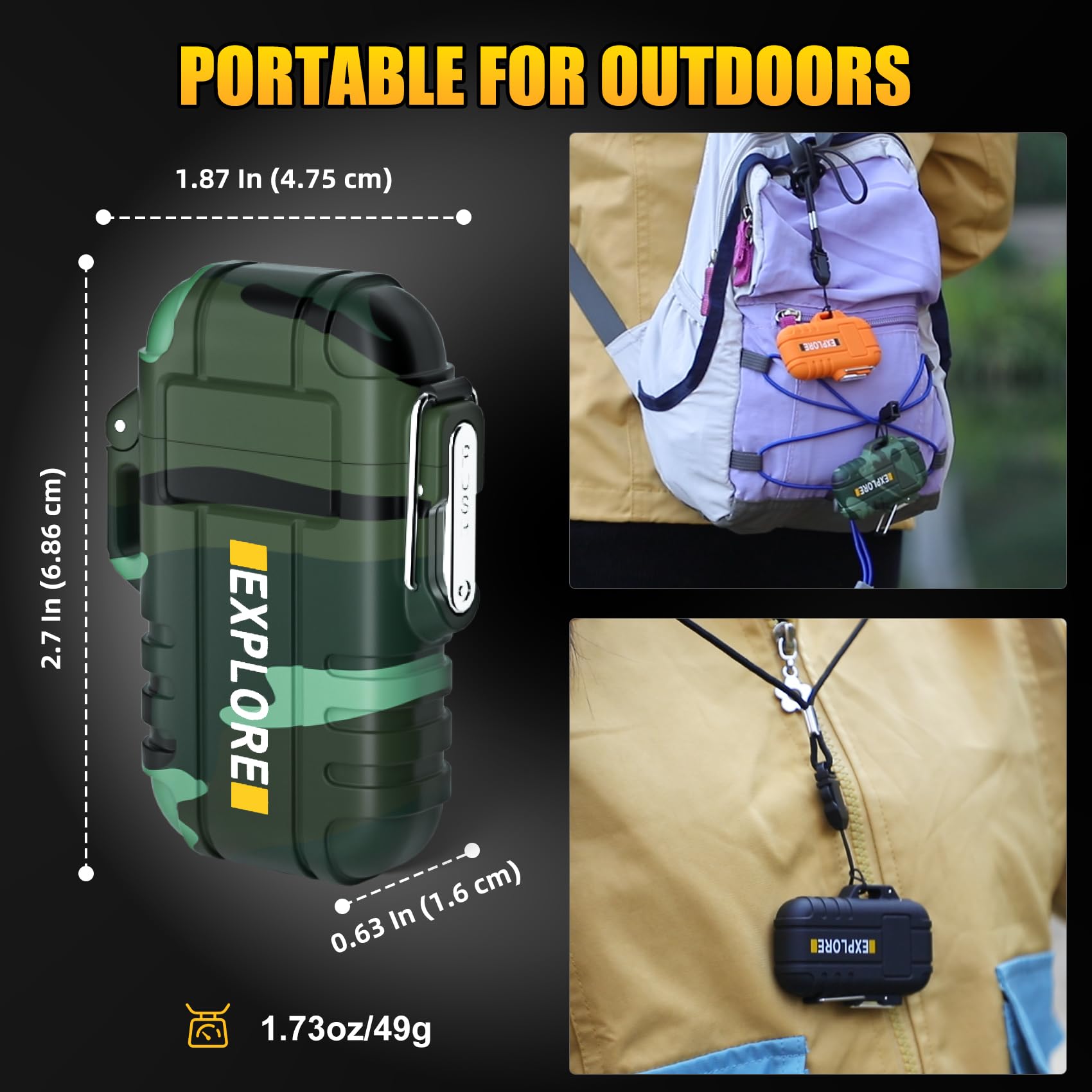 Outdoor camping waterproof matches packaging