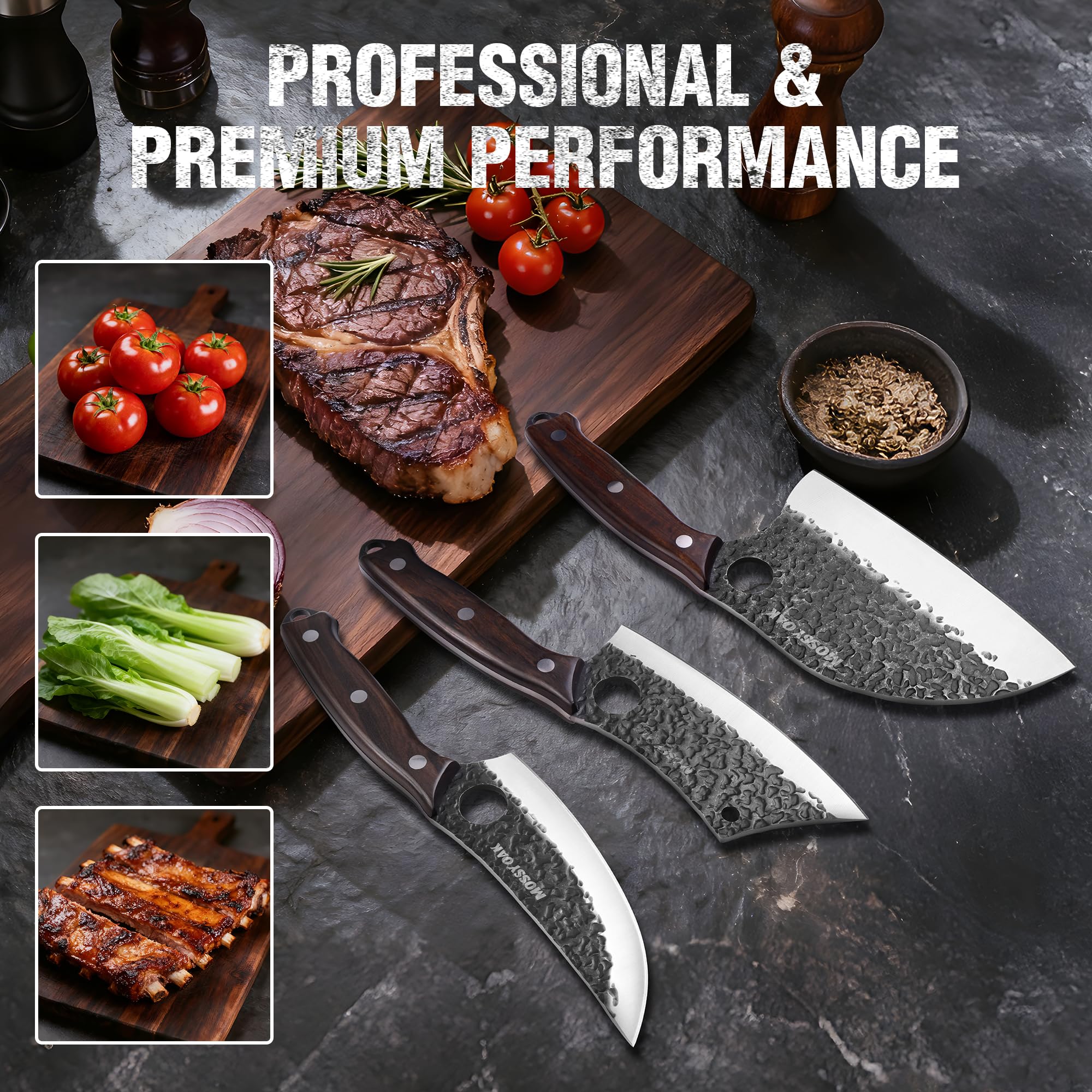 6 inch Viking knife Mossy Oak set