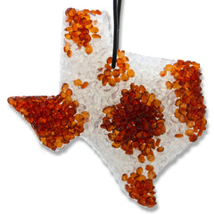 Butt Naked TX Cowhide 1-Pack Freshie hanging in car