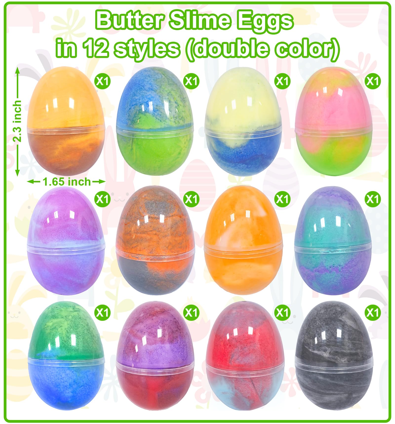 Butter slime eggs for Easter basket stuffers
