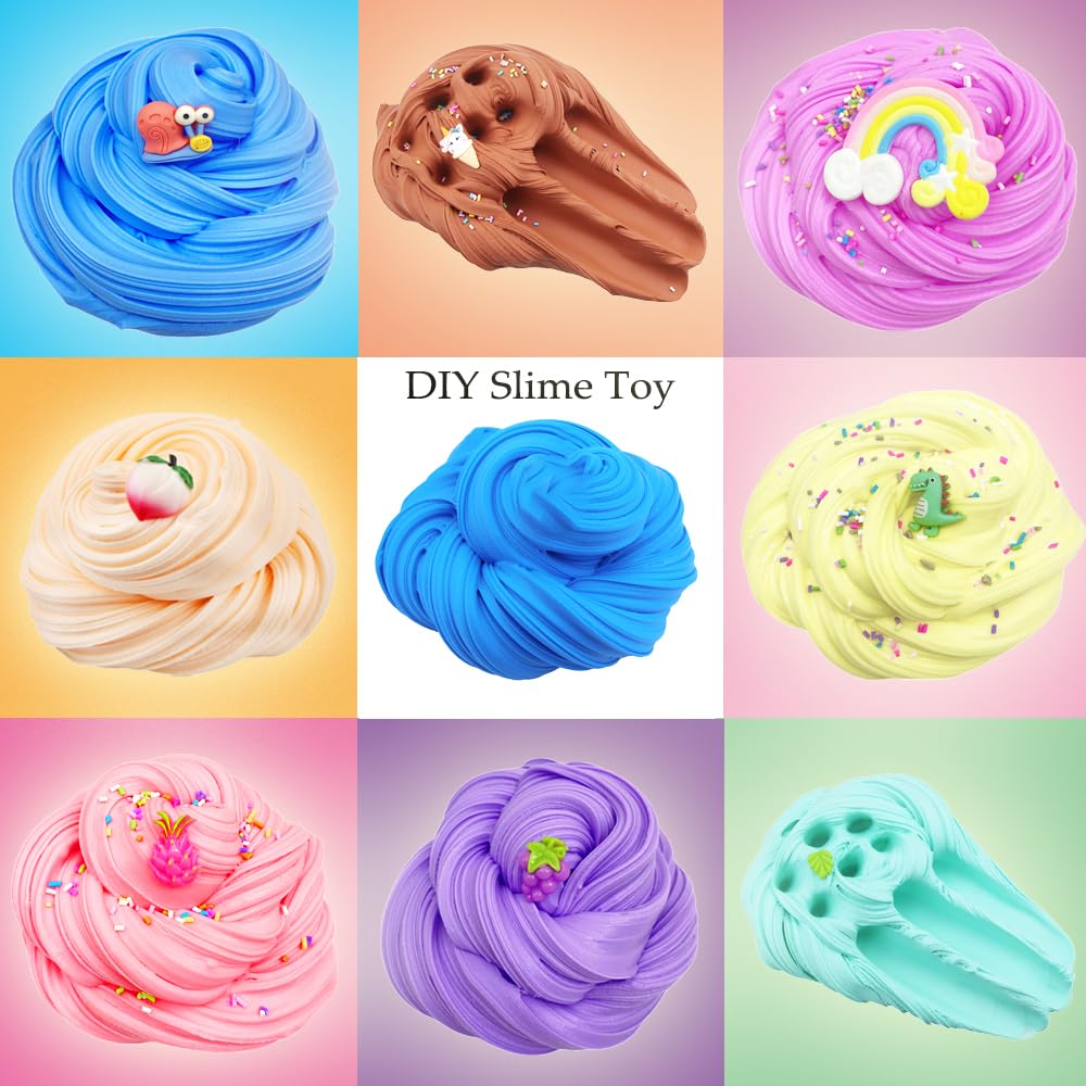 Butter slime kit 24 pack non sticky for kids 6+