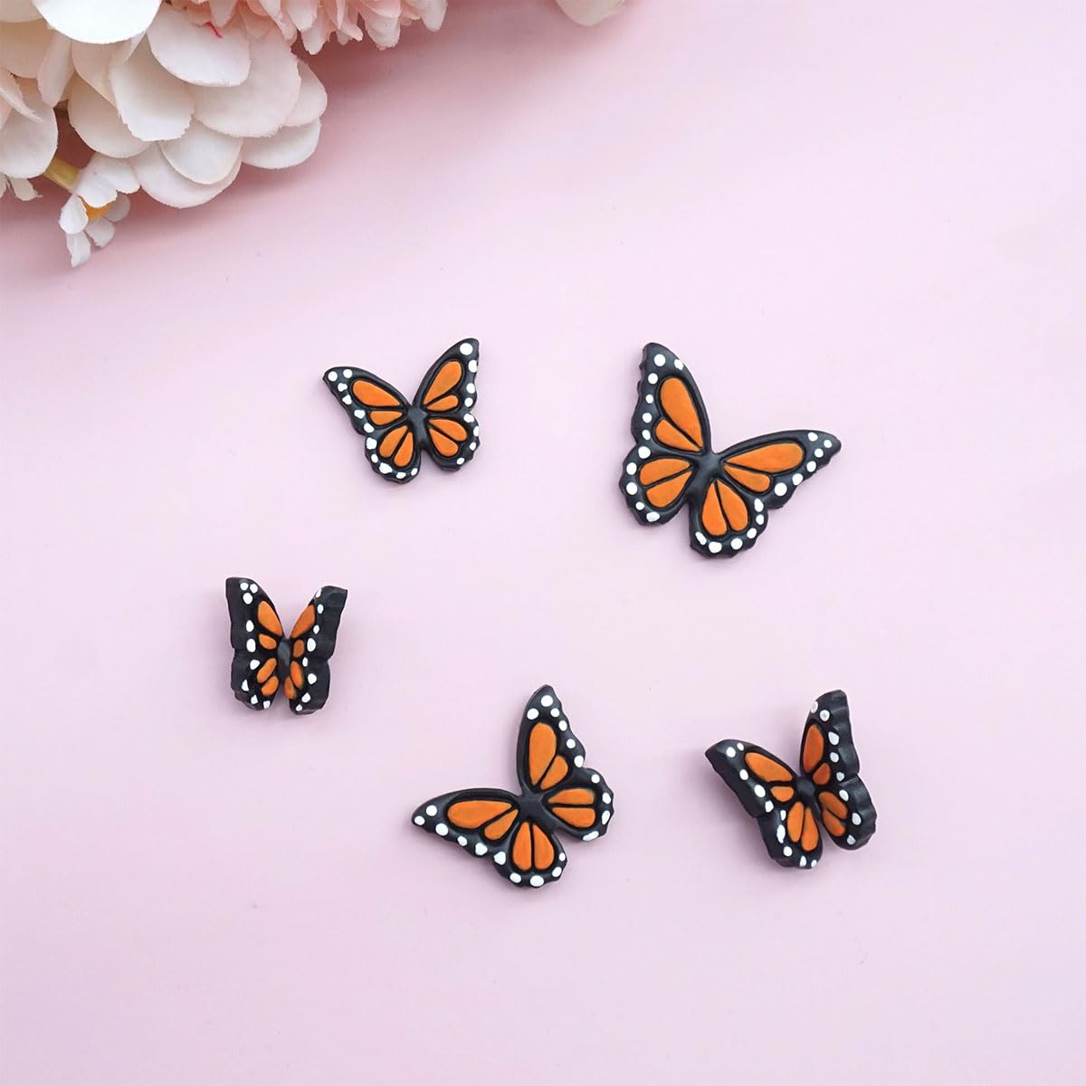 Butterfly silicone mold for gummy cupcakes toppers and desserts