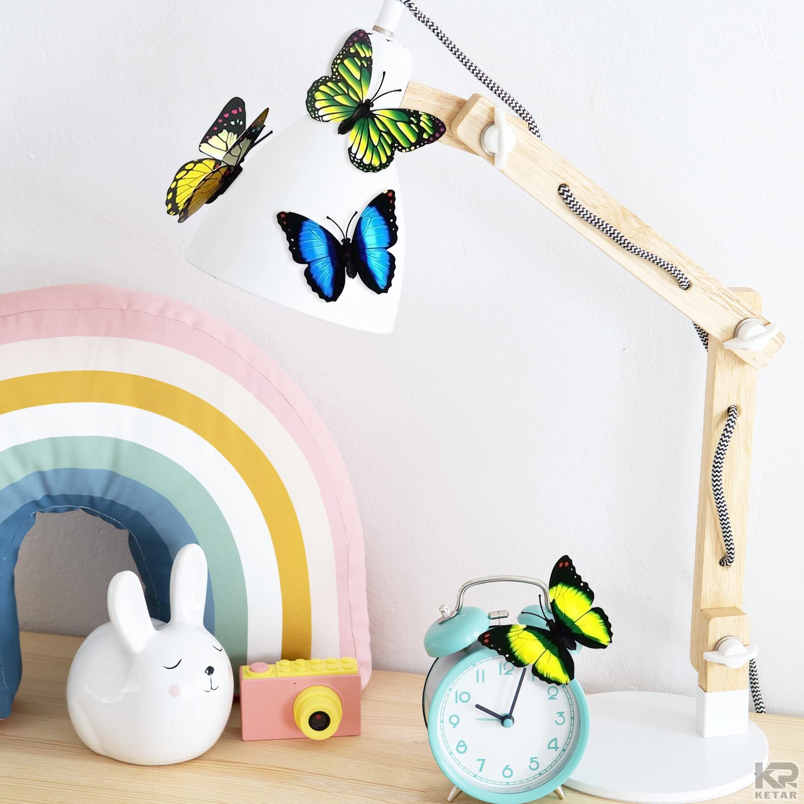 magnetic butterfly decor suitable for walls and surfaces
