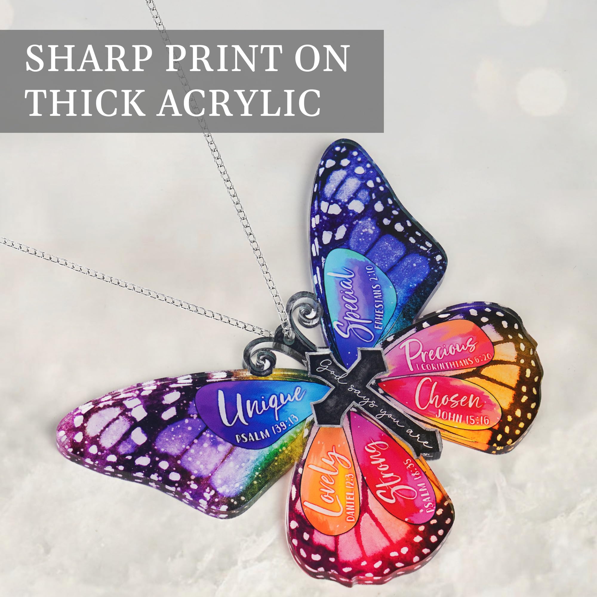 Butterfly memorial gift ornament for mom and pets