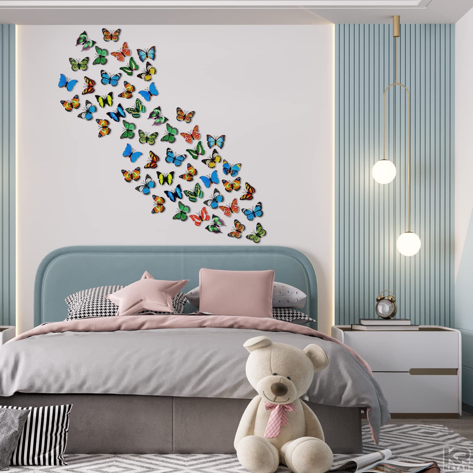 butterfly magnets pack 20 pieces decorative magnets