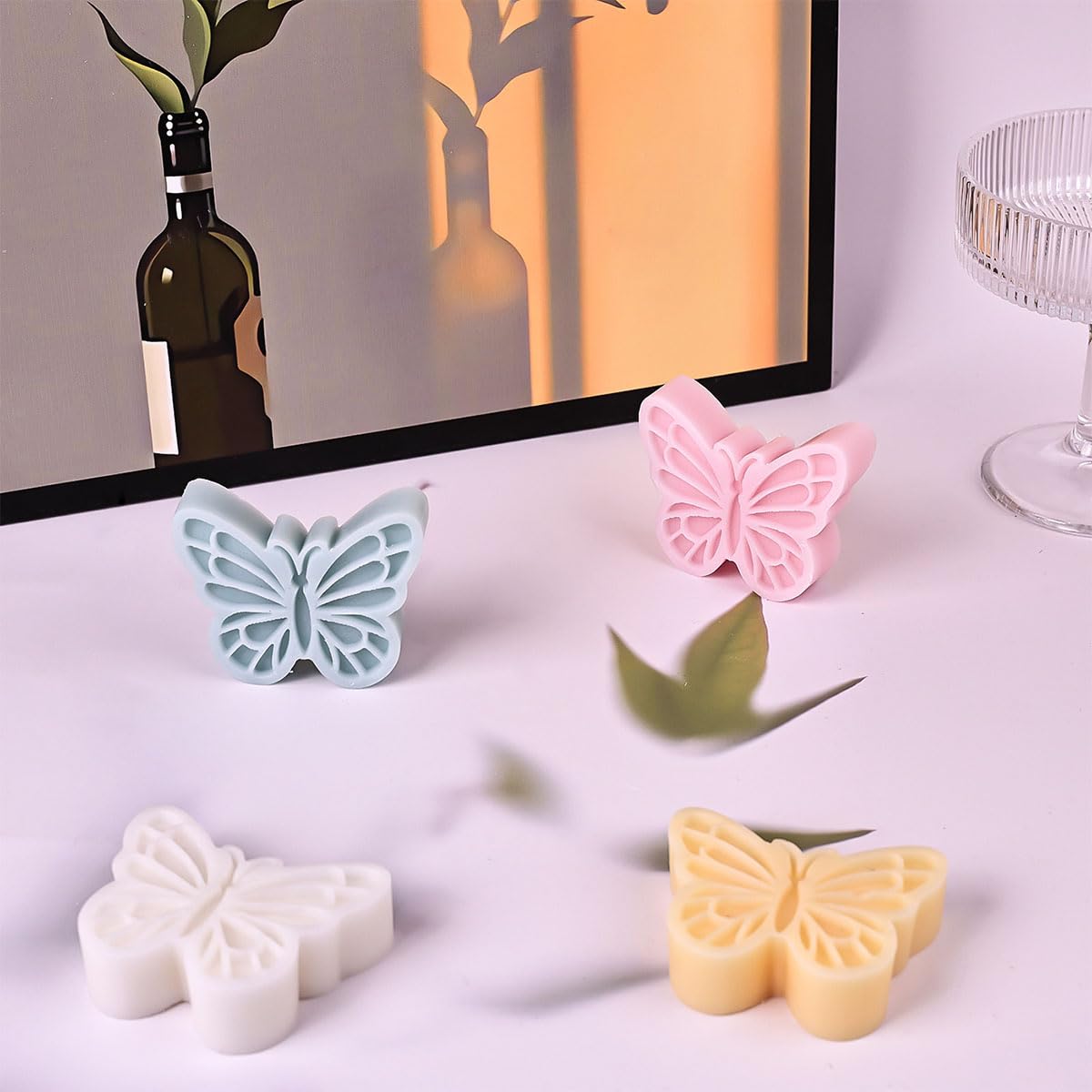 Flexible high quality silicone mold with temperature range -40F to 500F suitable for resin wax soap