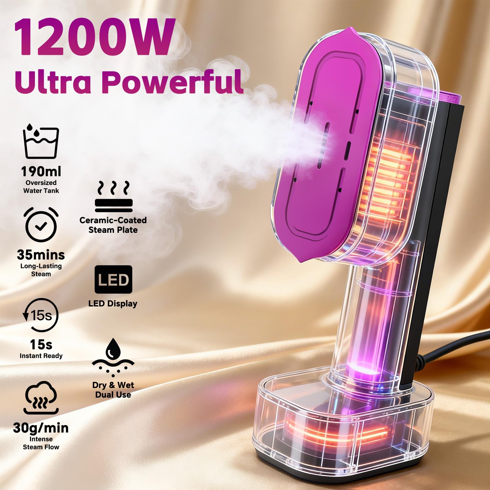 190ml detachable water tank for BXKEE steamer