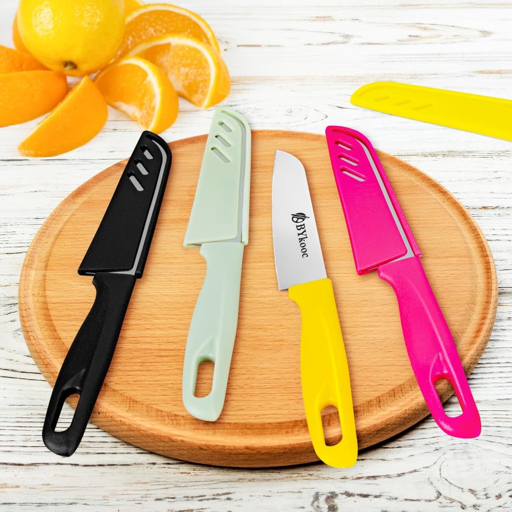 BYkooc four knife sheaths for paring knives