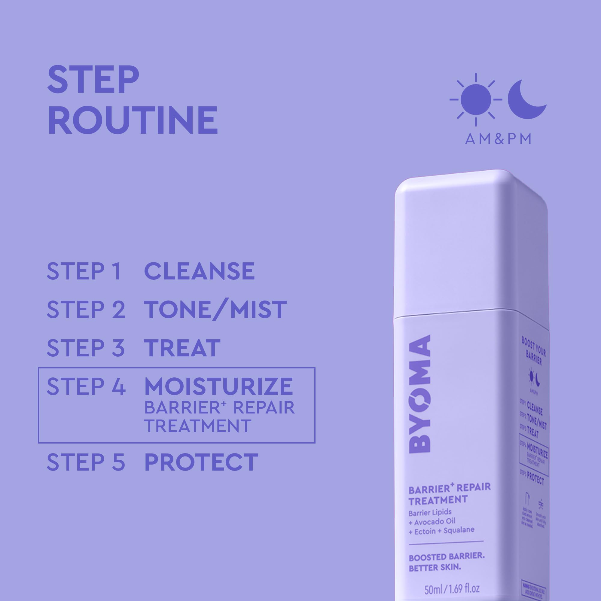 BYOMA Moisturizer Barrier Repair close up