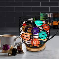 BYTEAIDREX K Cup holders for counter black wire