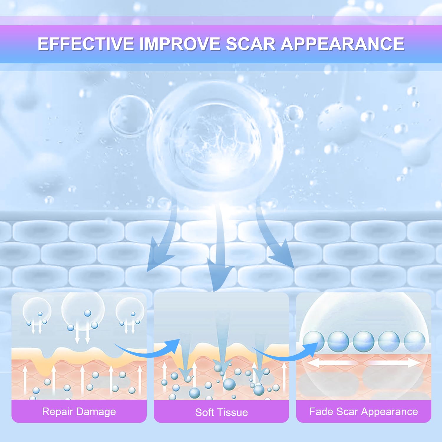 Non-greasy silicone scar cream 35g