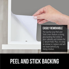 Cabinet liner Gorilla Grip gray 19.7x20