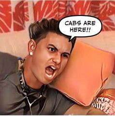 One-sided image ornament for Jersey Shore fans