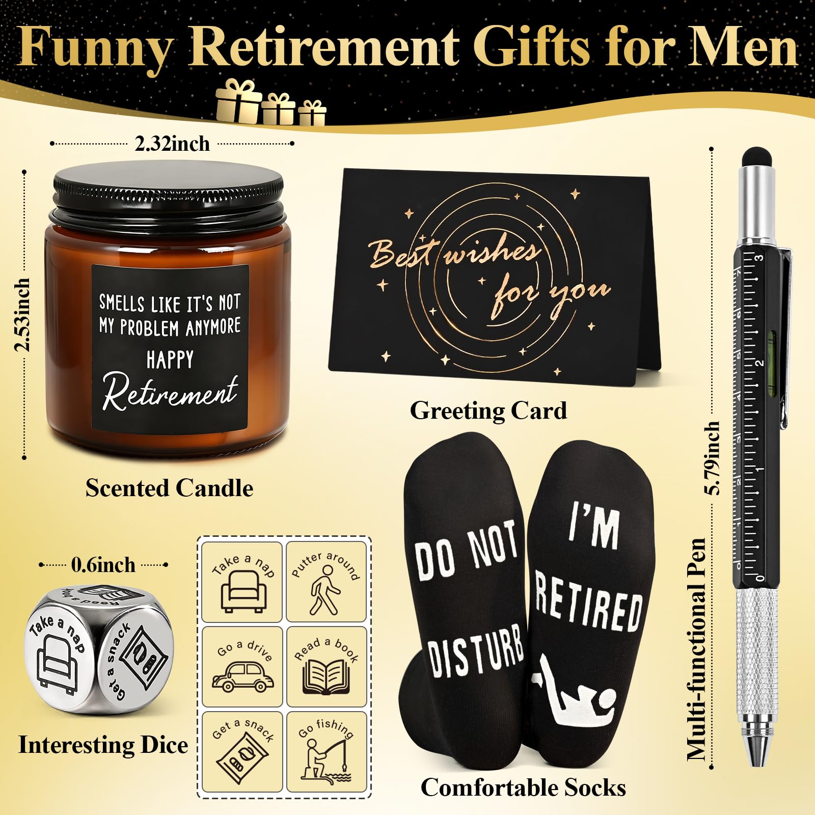 Gray baseball cap included in Cabtnca retirement gifts for men