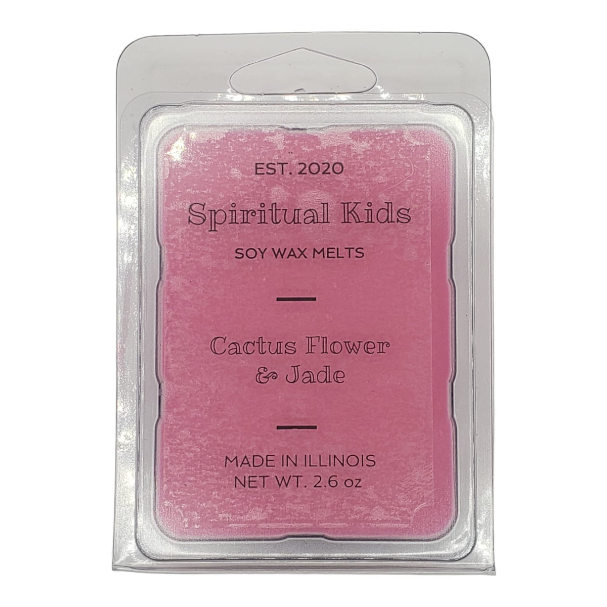 Cactus Flower & Jade wax melts six 1-inch cubes in a 1 pack