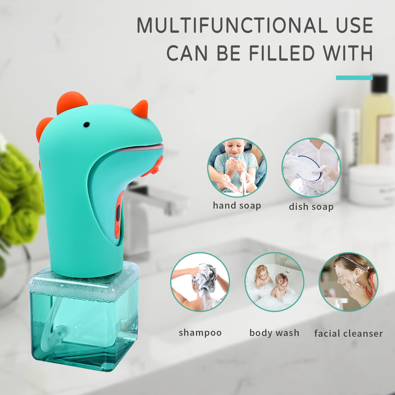 Replaceable 2 AA batteries CADUFUELLY dispenser