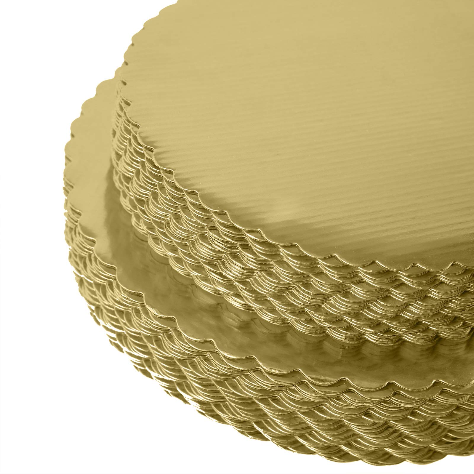 12-inch gold laminated cake board round base
