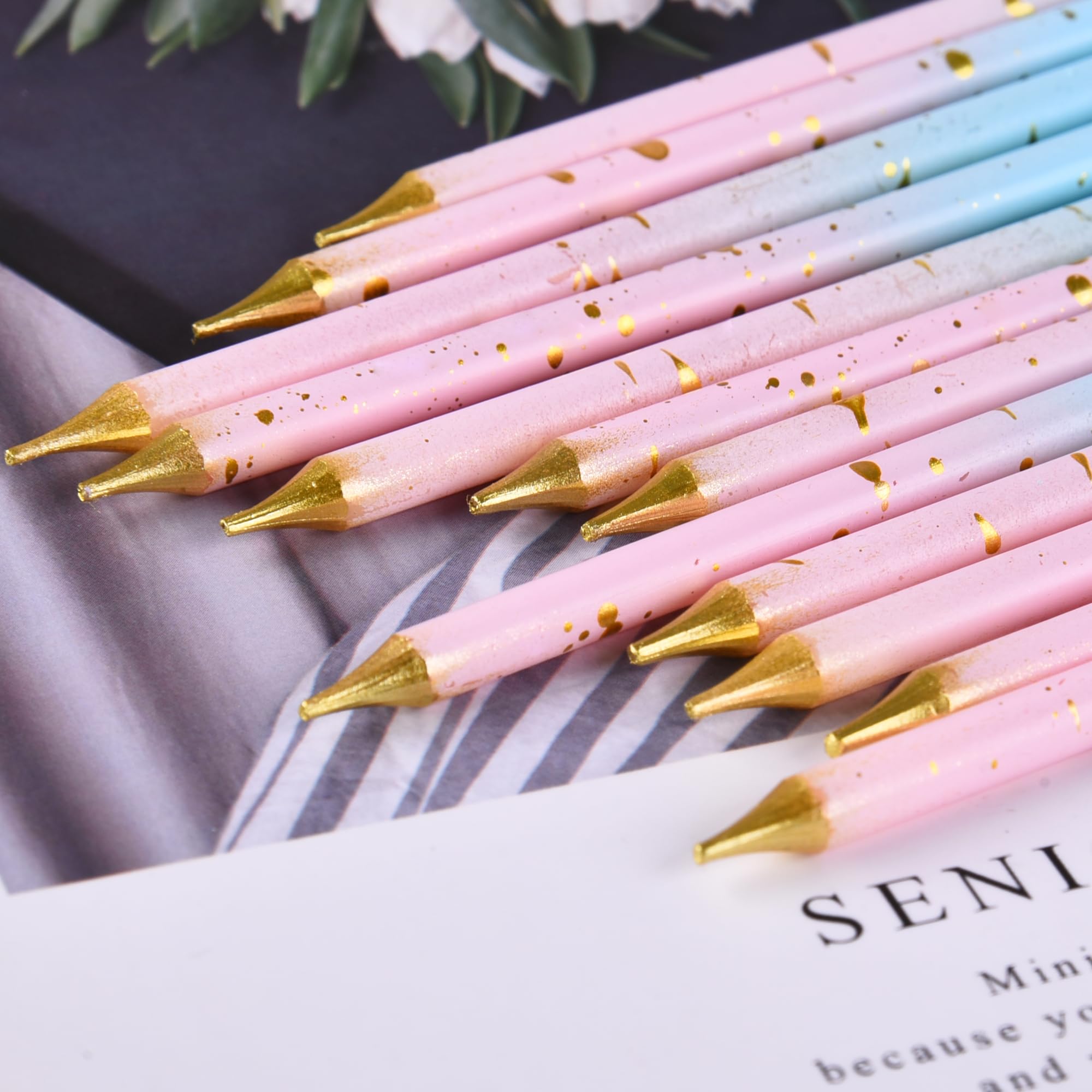 smoke-less long burning cake candles for celebrations