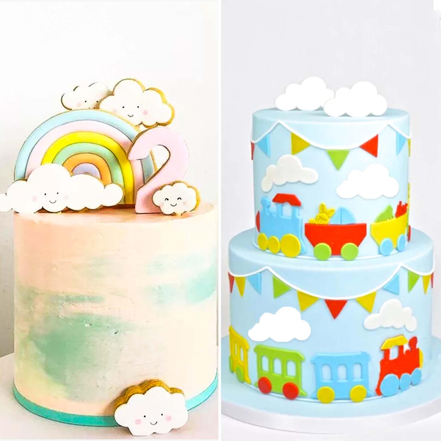 Cake cookie sugar craft mold cloud shapes