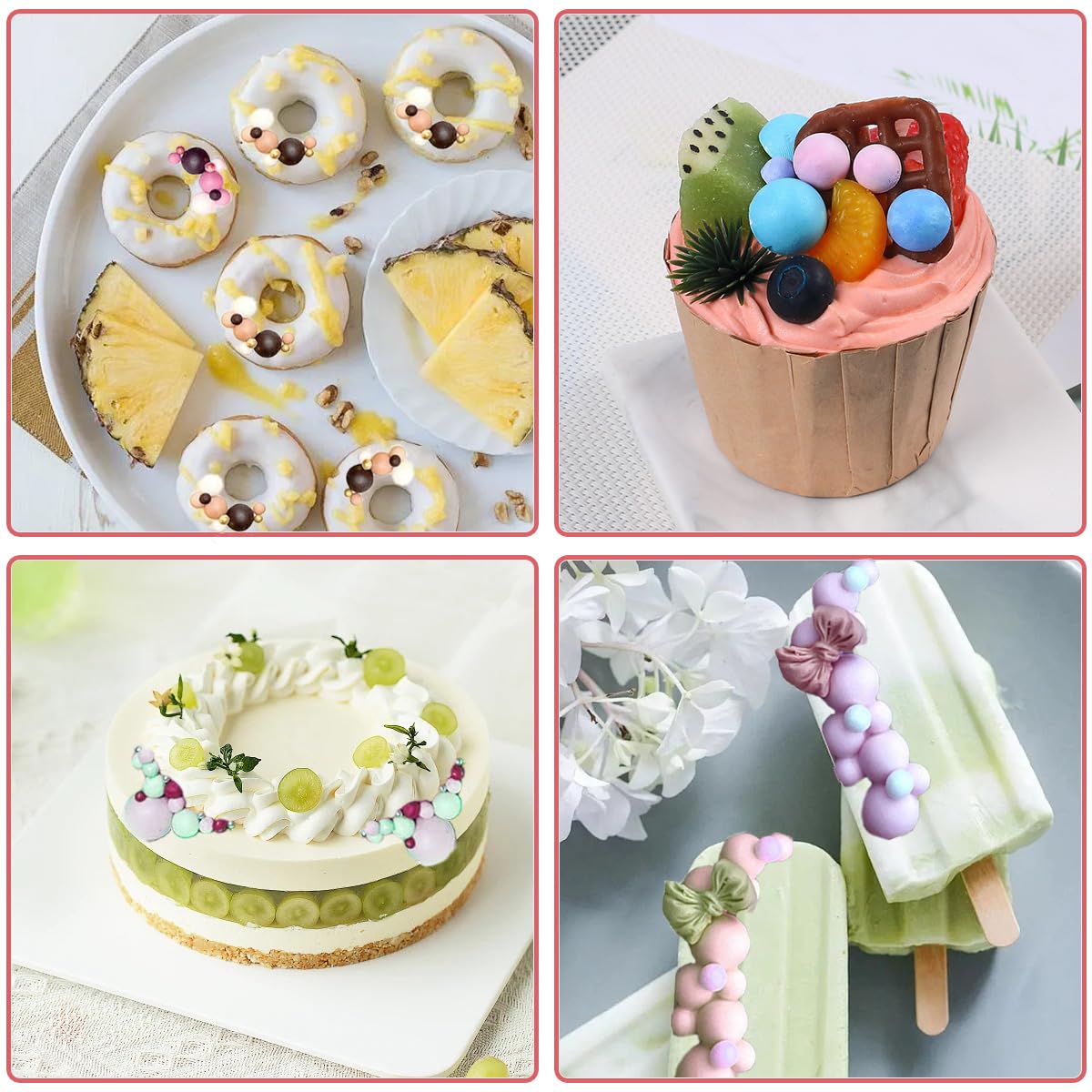 Cake pop and cupcake topper fondant mold