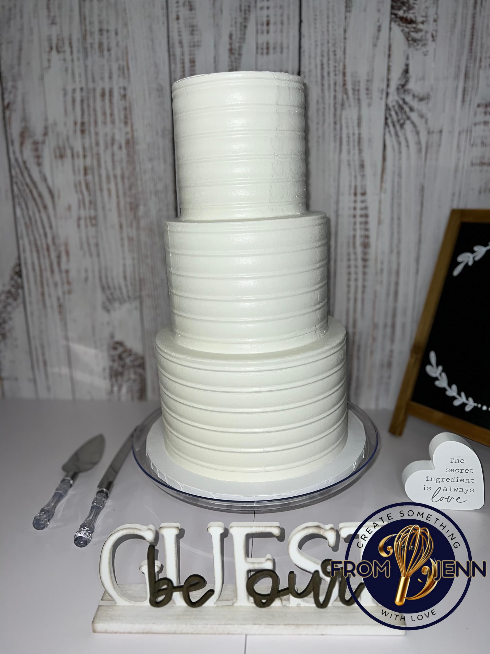 FromJennWithLove lightweight reusable cake dummy