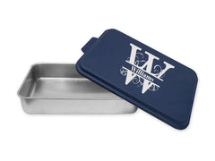Engraved lid cake pan no nonstick coating