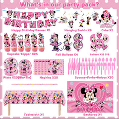 24 cupcake toppers for Cartoon party kit