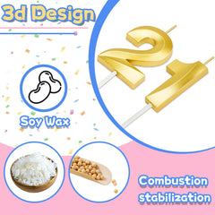 Paraffinic wax smokeless birthday candles for celebrations