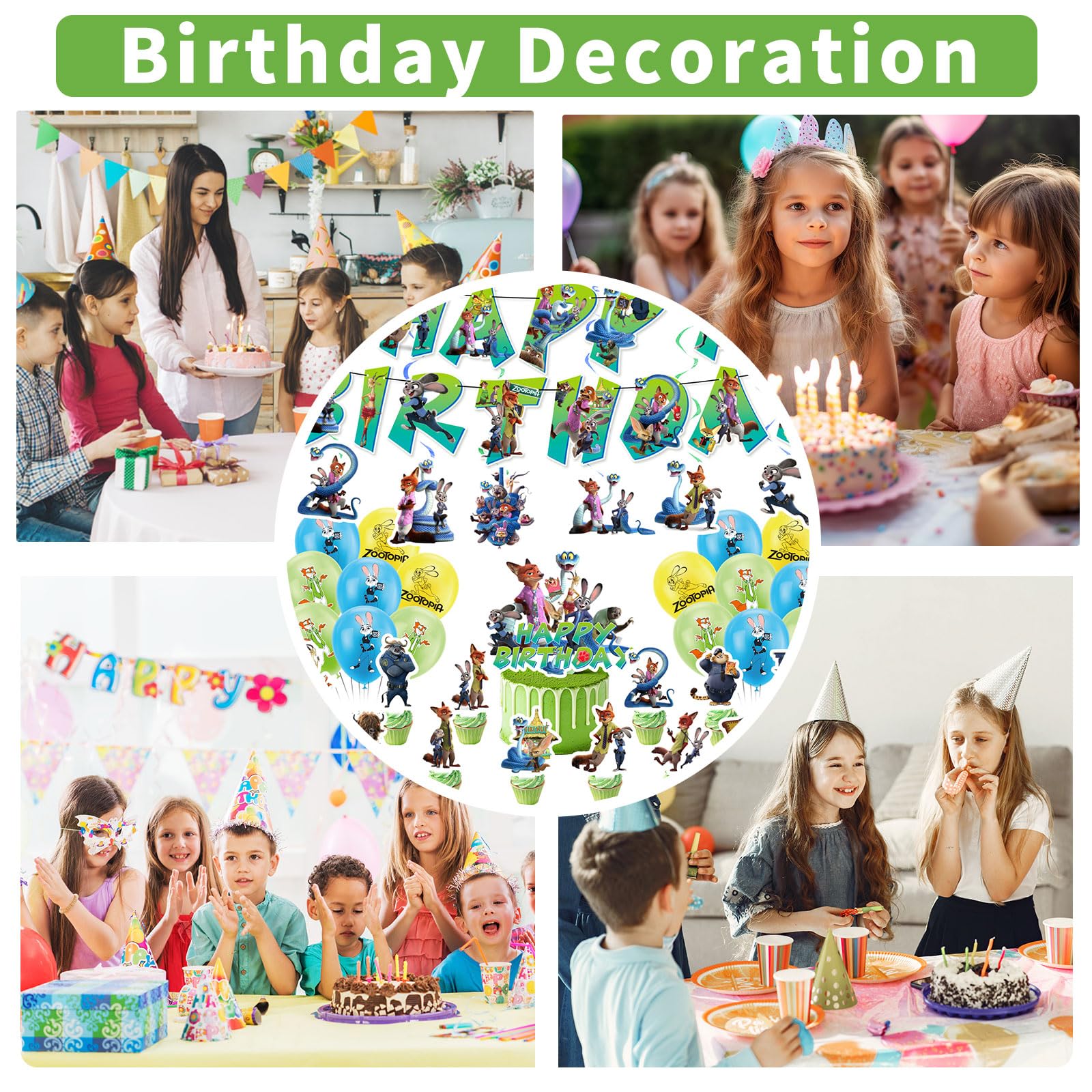 Cake toppers for cupcakes included