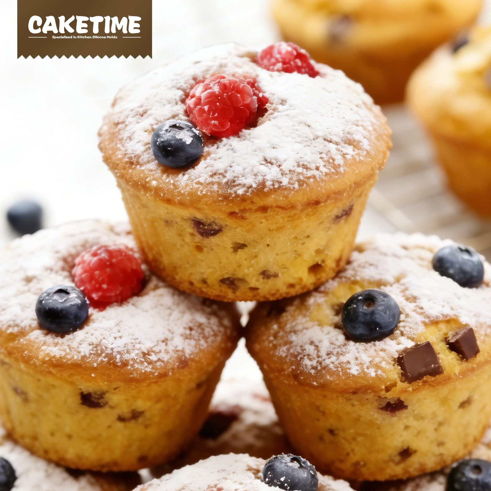 CAKETIME jumbo muffin pan dimensions dish image