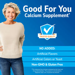Gluten free calcium citrate caplets packaging