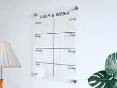 Calendar 2026 dry erase board horizontal wall planner