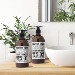 California designed Newport Home Hand Soap 21.5 oz set4