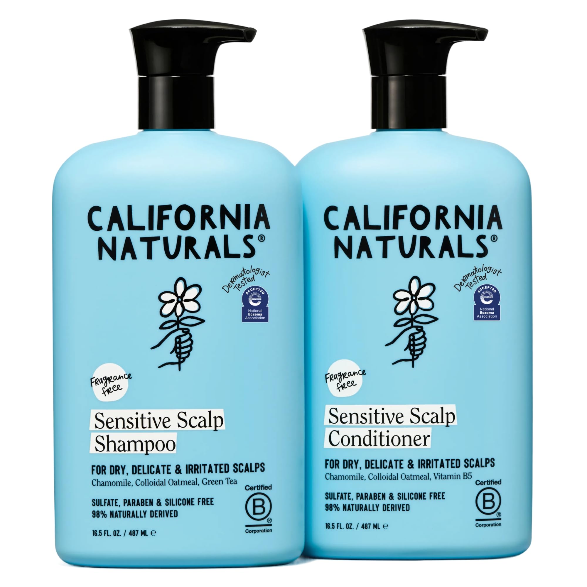 California Naturals sensitive scalp shampoo bottle