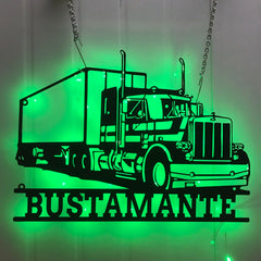 CALILI Custom Name With Led Light 14 inch metal sign